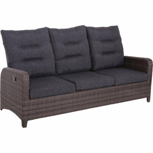 Supper Club loungebank Soho Coal - grijs