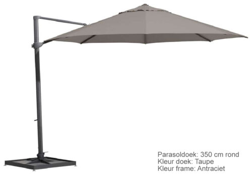 4SO zweefparasol Siesta Ø350 cm