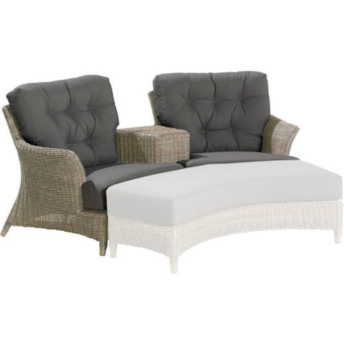 4 Seasons Outdoor Valentine love seat met 4 kussens