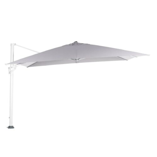 Garden Impressions Hawaii King Pole zweefparasol 400 x 400 cm - wit frame