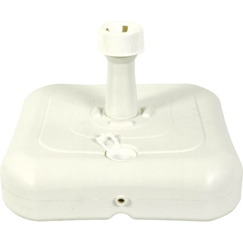 Outdoor Living Parasolvoet kunststof vulbaar 10ltr – wit