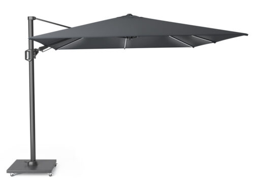 Platinum Challenger T² Glow zweefparasol 300 x 300 cm - antraciet frame