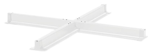 Platinum kruisvoet voor zweefparasol - wit