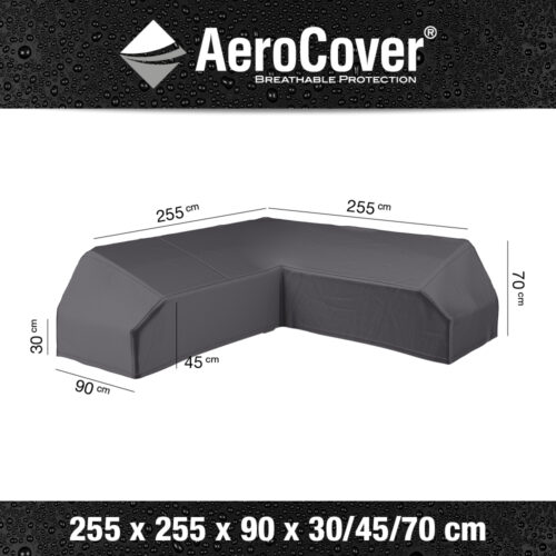 AeroCover platformloungeset L 255 x 255 x 90 x 30/45/70 cm