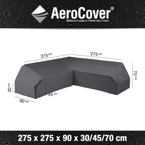 AeroCover platformloungeset L 275 x 275 x 90 x 30/45/70 cm