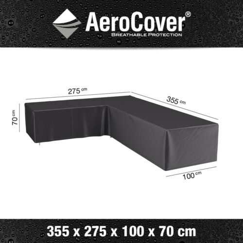 AeroCover loungesethoes L 355 x 275 x 100 x 70 cm links