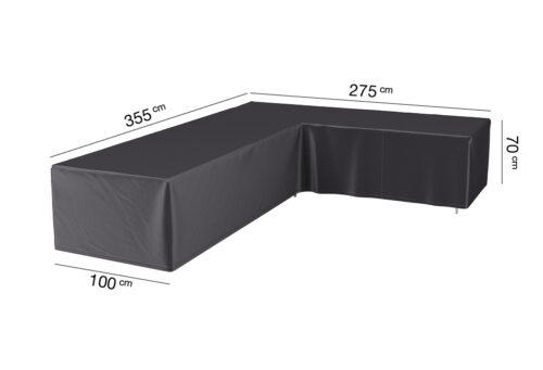 AeroCover loungesethoes L 355 x 275 x 100 x 70 cm rechts