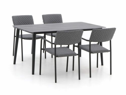 Il Tempo Todi/Sora 160cm dining tuinset 5-delig stapelbaar - Laagste prijsgarantie!