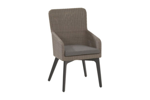4 Seasons Outdoor Luxor dining stoel - pebble