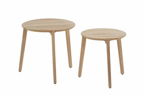 4 Seasons Outdoor Gabor koffietafel set van 2 - teak