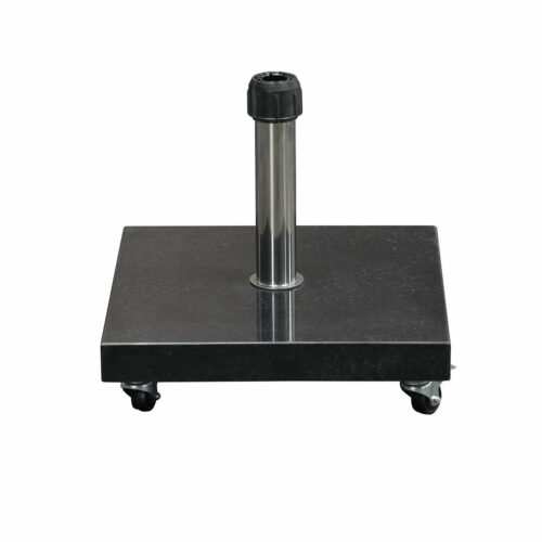 Garden Impressions Eureka parasolvoet 40kg met wielen - zwart