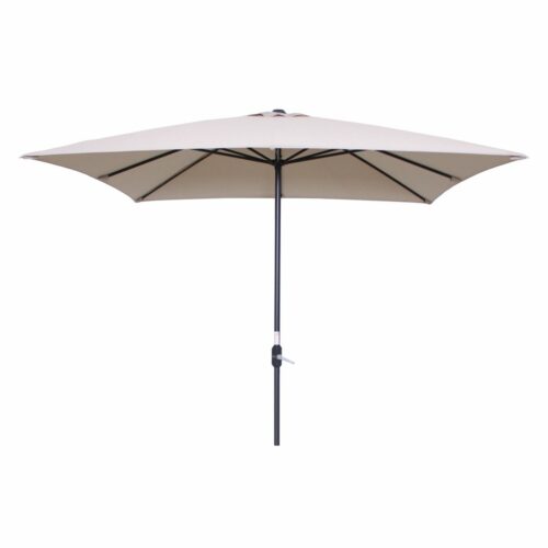 Garden Impressions Lotus stokparasol 250 x 250 cm - zwart frame