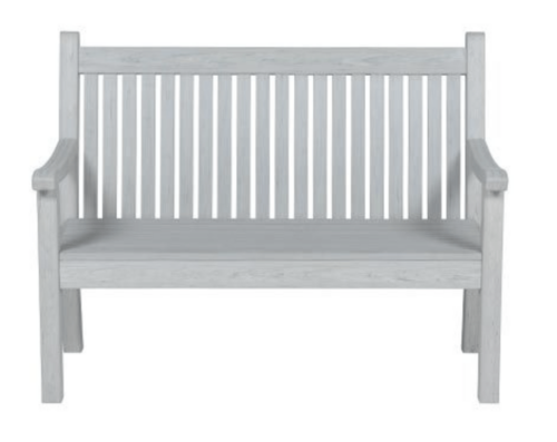 Jakarta Parkbank 123 cm - Grey