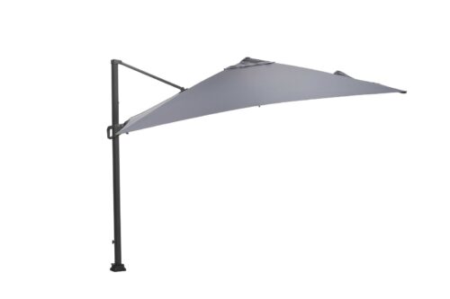 Hawaii parasol 300x300 carbon black/ licht grijs