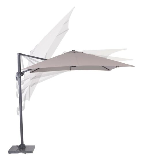 Hawaii parasol S 250x250 carbon black/ sand