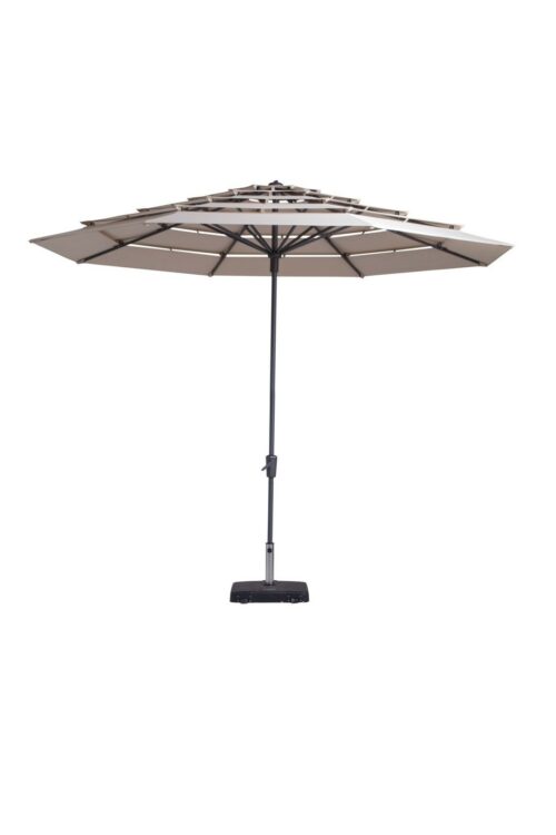 Syros open air 350 cm Polyester grey