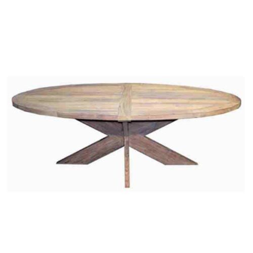 Teak Tafel Ovaal 240x110 cm