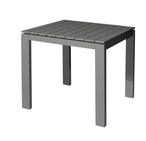 Morris table 80x80x75 cm alu anthracite
