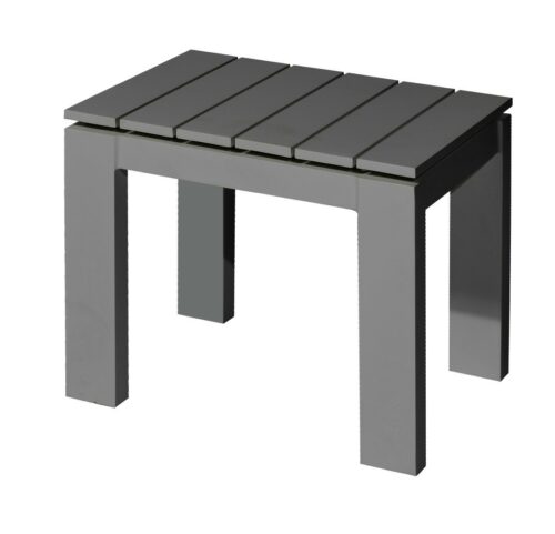 Morris side table 50x40 cm alu anthracite