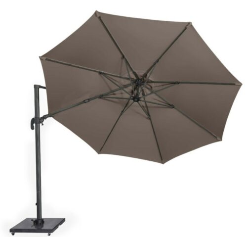 Zweefparasol kantelfunctie havanna dia. 350 cm Solarflex Platinum