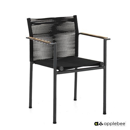 Jakarta Tuinstoel Black