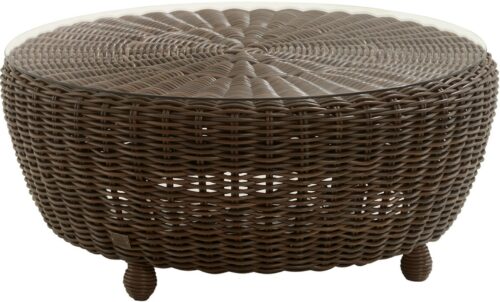 Madoera coffeetable 100cm rond Colonial
