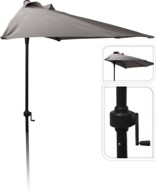 Stokparasol Half Rond Dia 250 cm