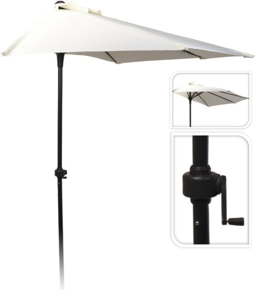 Stokparasol Half Rond Dia 250 cm