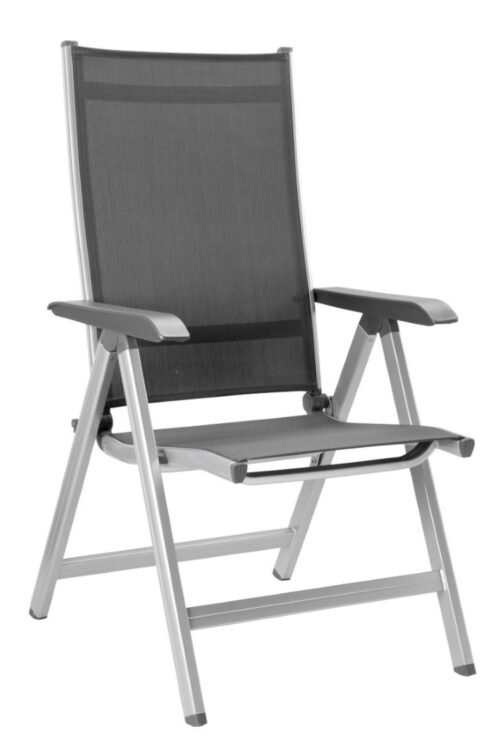 Kettler Basicplus zilver antraciet verstelbare fauteuil