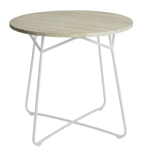 Lily table diameter80x74 cm stonewhite
