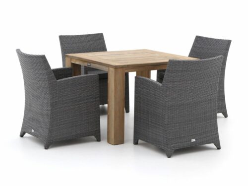 Forza Barolo/ROUGH-X 100cm dining tuinset 5-delig - Laagste prijsgarantie!