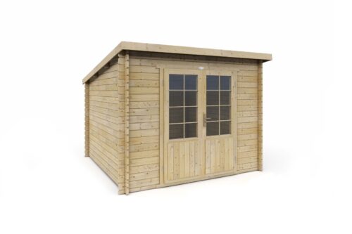 Blokhut 3030L 300x300 cm - geïmpregneerd