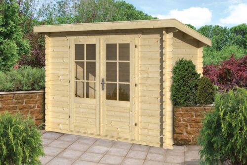 Blokhut Kris 290x200 cm - groen geïmpregneerd