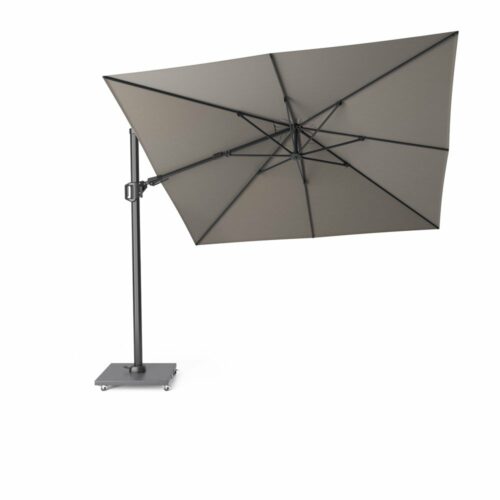 Platinum Challenger T² Premium zweefparasol 300 x 300 cm - antraciet frame