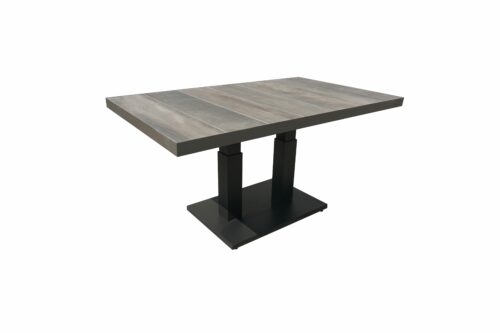 Marbella tafel in hoogte ext 140 x 85 x 50/74