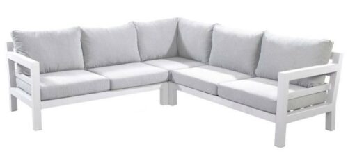Loungeset Midori hoekset Wit frame