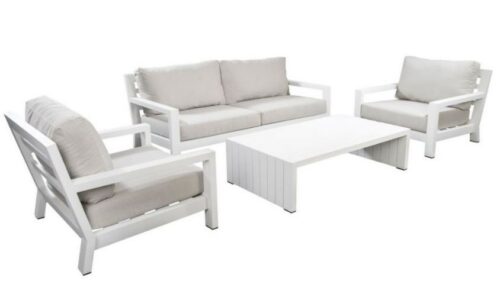 Ooki loungeset White (2 stoelen