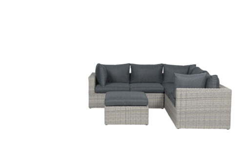 Silverbird lounge set 4-dlg vintage willow H dia. 6mm/ r. black