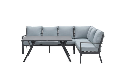 Sergio L/D set 3-dlg rechts carbon black/ mint grey