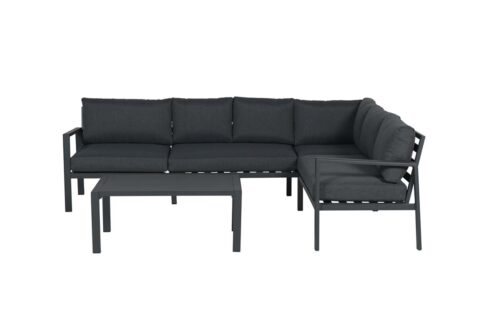 Lexinton lounge set 4-dlg carbon black/ reflex black