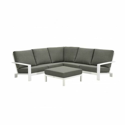 Lincoln lounge set 4-dlg mat wit/ moss green