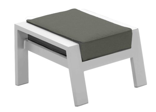 Lincoln voetenbank mat wit/ moss green
