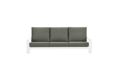 Lincoln 3-zits bank L230 mat wit/ moss green