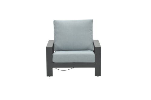 Lincoln verstelbare fauteuil carbon black/ mint grey