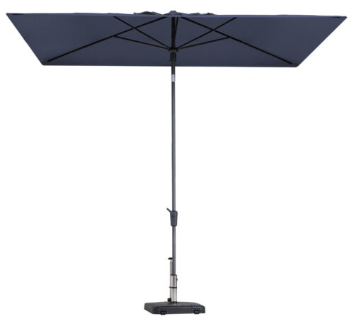 Mikros Safier blue stokparasol 300 x 200 cm