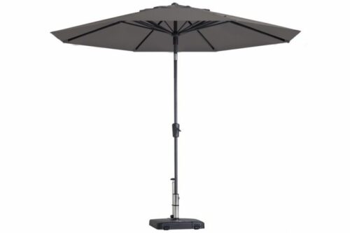 Paros II round taupe stokparasol 300 cm