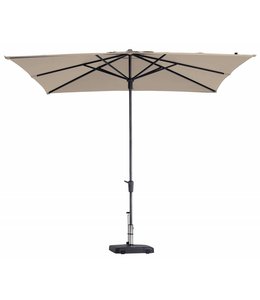Paros II round ecru stokparasol 300 cm