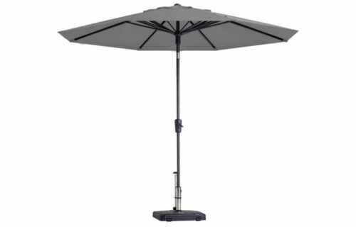 Paros II round light grey stokparasol 300 cm
