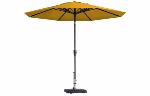Paros II luxe round golden glow stokparasol 300 cm
