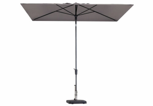 Sun square grey stokparasol 250 x 125 cm